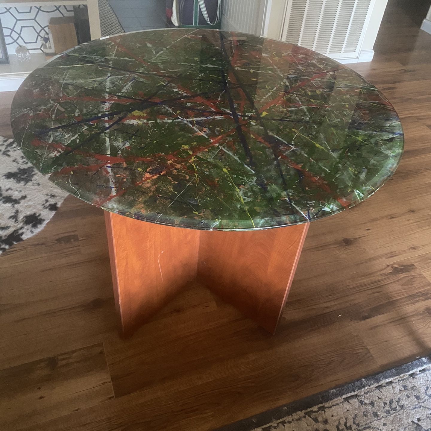 Custom Glass Table 