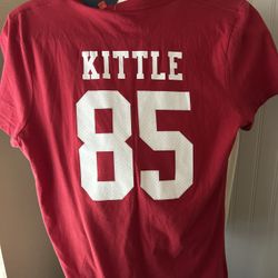 “49ers Kittle” Women’s Sz Small or teen Xl