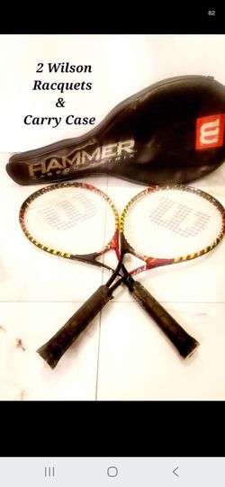 Wilson Hammer Carbon Matrix Tennis Racquets with Case