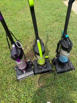 Lot of 3 Bissell Upright Vacuums