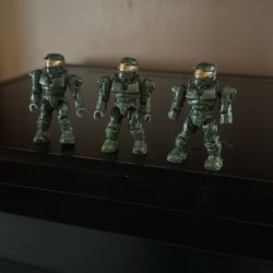 HALO MEGA BLOKS UNSC SPARTAN MARK IV DARK GREEN MASTER CHIEF LOOSE