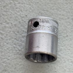 Vintage - Snap-On USA 3/8'' Drive - 12 Point 9/16" SAE Socket F180
