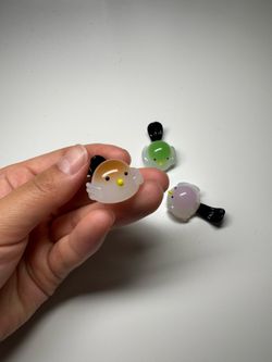 Glass Chopsticks Holder/Decorator (set of 3)