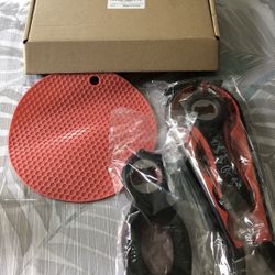 3 Pc Jar Openers - Red & Black, NEW
