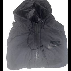 Nike women windbreaker jacket black Size Small. Vintage