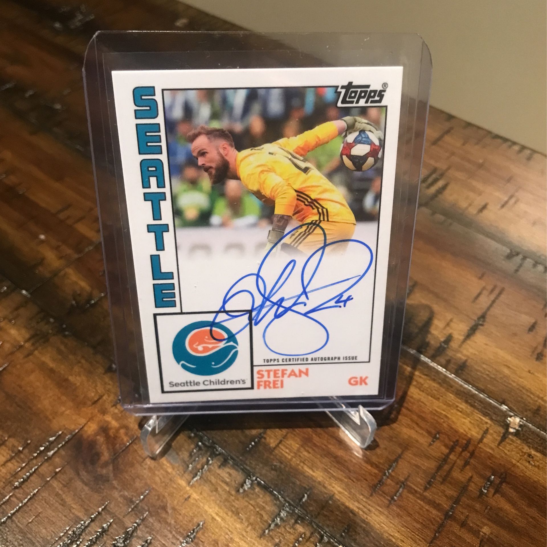 Stefan Frei Autographed/signed Topps Trading Card