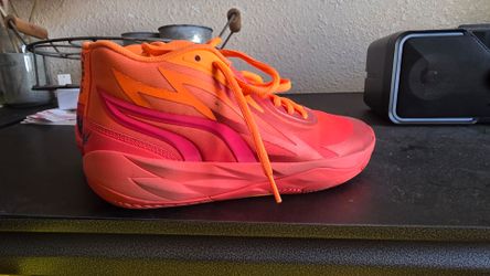 Used Youth Puma Melo Ball MB.02 Shoes Basketball Sneakers Grade School Size 6.5
