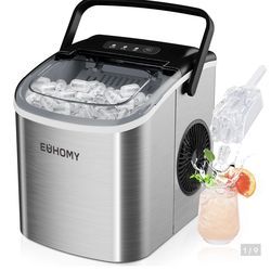 Ice Maker with Handle máquina de hacer hielo, used