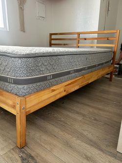 Queen Wooden Mattress Frame; $50 OBO; Sell by 8/14!!