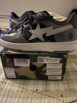 A bathing ape bape sta #1 grey