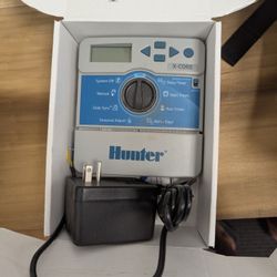 Outdoor Irrigation Control - Hunter X-Core 6 XC600i Indoor Sprinkler Timer, 6 Zone Irrigation Controller