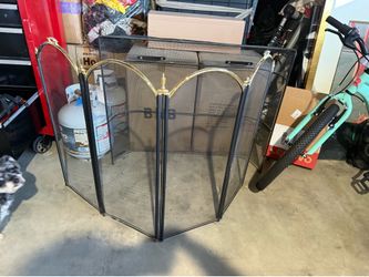 Fireplace screen