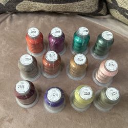 # 7 Embroidery Thread 12 Colors 
