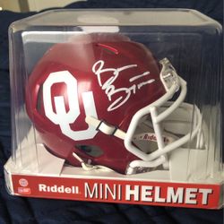 Brian Bosworth Signed Mini Helmet