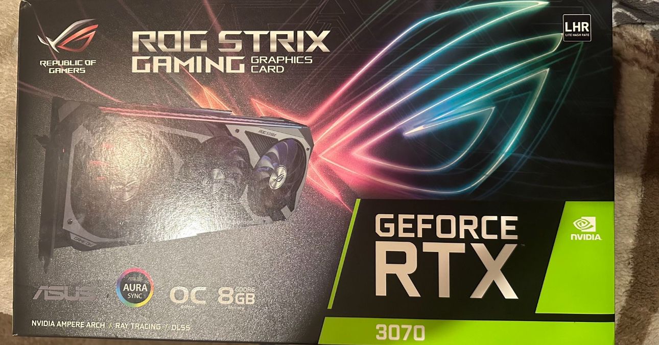 ROG STRIX GEFORCE RTX 3070 OC 8 GB