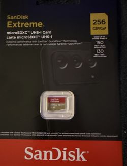 SanDisk 256GB Extreme microSD Micro SD Card