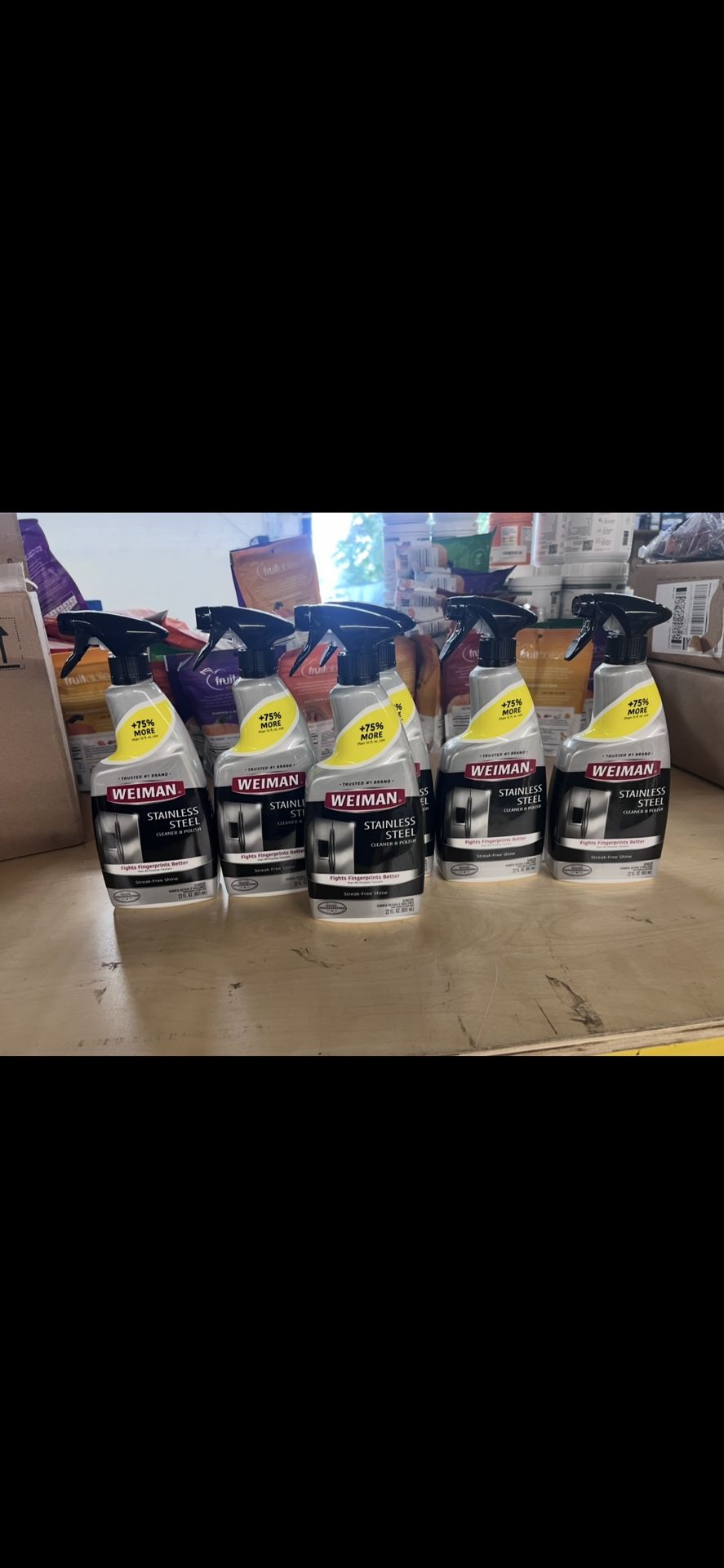 Weiman Stainless Steel Cleaner and Polish - Protects Appliances from Fingerprints and Leaves a Streak-Free Shine for Refrigerator, Dishwasher, Oven, G