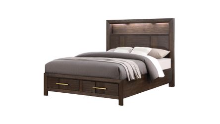 Kenzo Full Bed Walnut