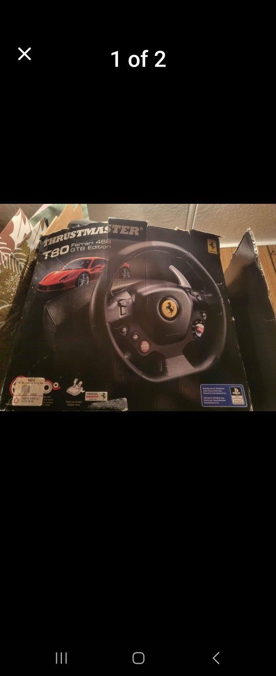 T80 Thrustmaster Ps4 Brand New Nver Used