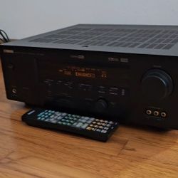 6.1 Surround Sound A/V Receiver + Remote (Yamaha HTR-5840)