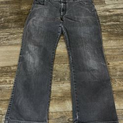 Alberto T400 Stone Jeans Men Size 40×34 Modern Fit Luxury Straight Leg Stretch Denim Pants