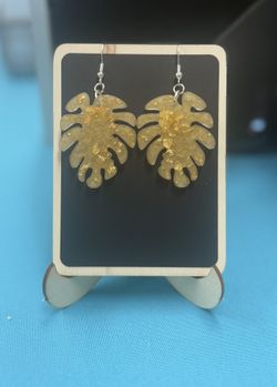 Gold Leaf Earrings 