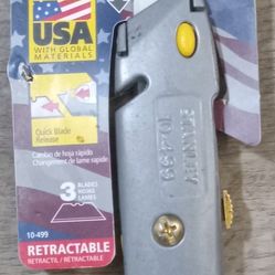 10-499 Stanley QuickChange Retractable Utility Knife 6-3/8" OAL