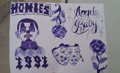 Chicanos Drawing