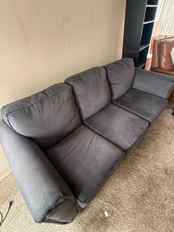 Slate grey couch