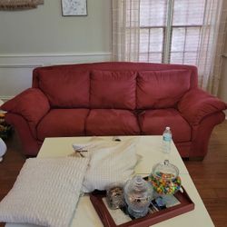 Red Sofa. Excellent Condition.  I have 2 of them