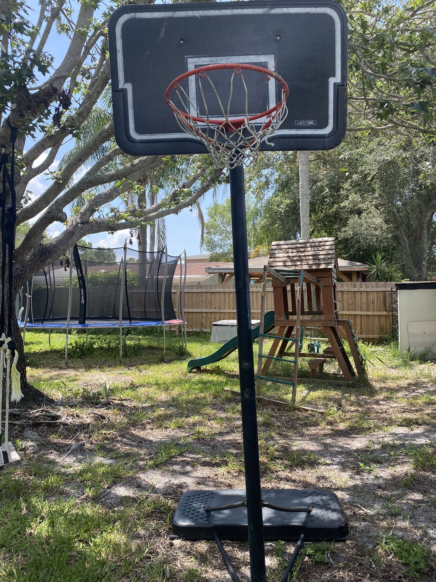 Black Basketball Hoop