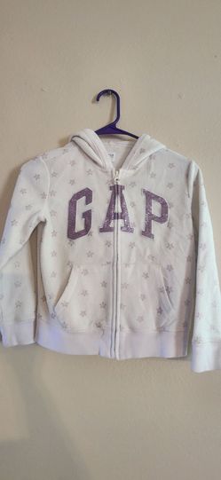 Gap Girls Jacket Cream w Stars/ Size 8/Pick-Up 77075
