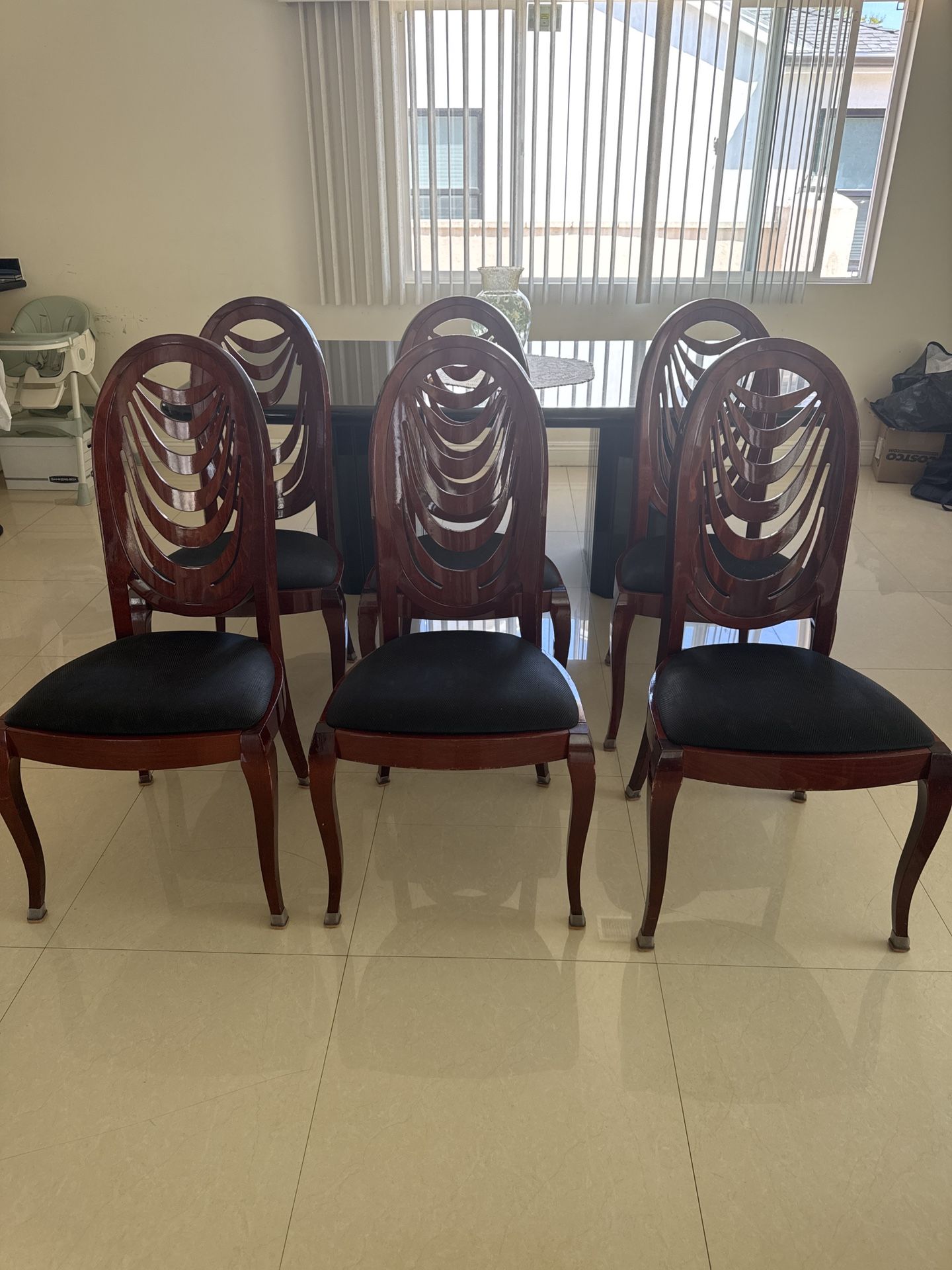 6 x Dining Table Chairs