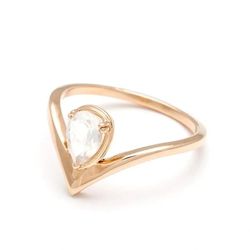 MOONSTONE ENGAGEMENT RING (CELESTINE ORBIT)