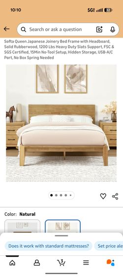 Japanese style bedframe.