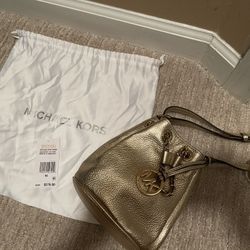 Michael Kors Gold Handbag