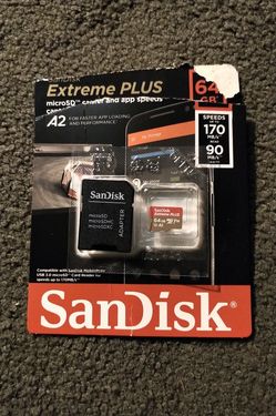 Brand New SanDisk Extreme Plus 64gb SD Card