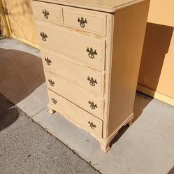 Painted Chest Of Drawers/ Dresser