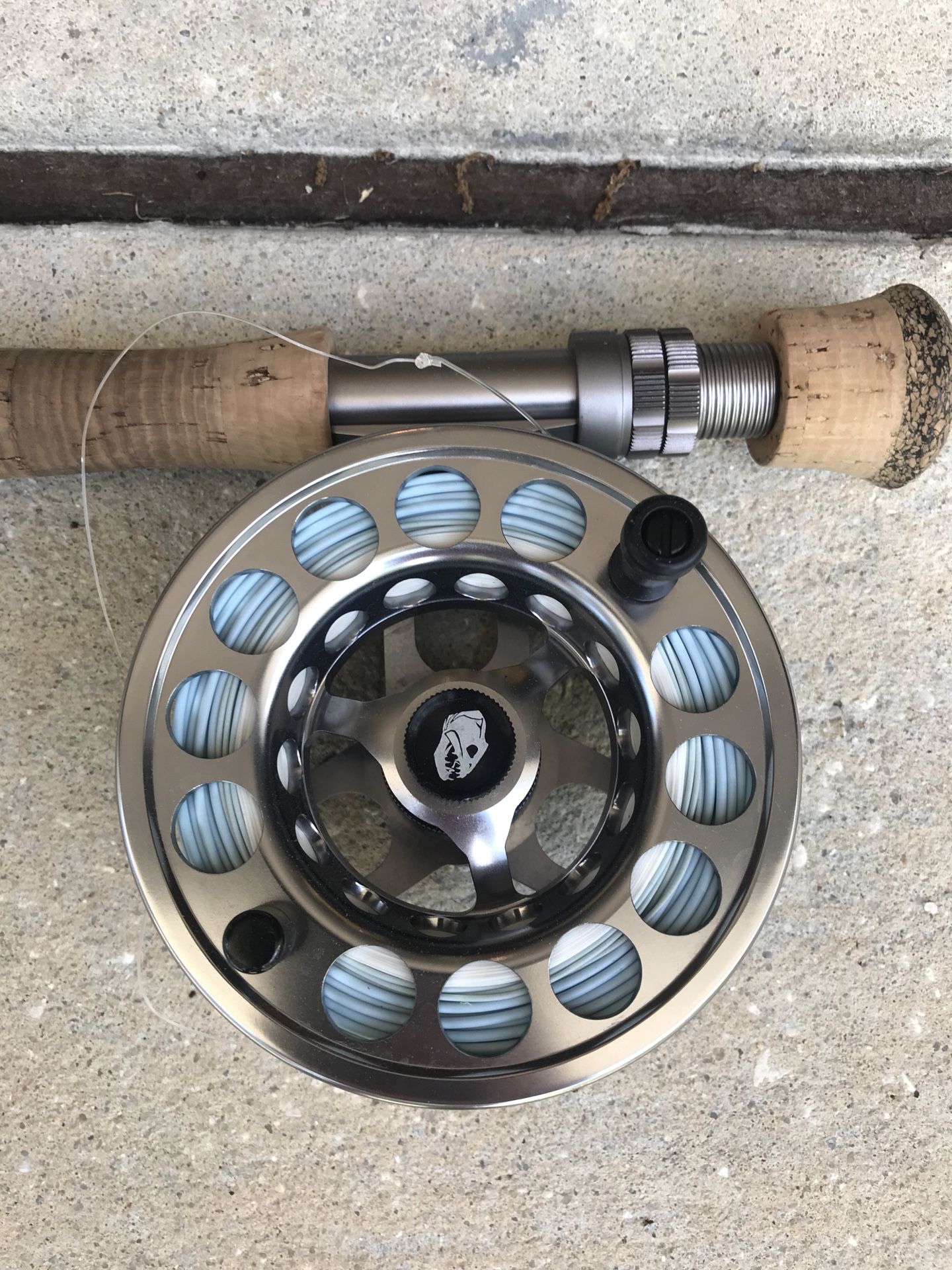 11 weight good cup fly reel w/rod, barely used! for Sale in