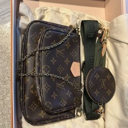 Louis Vuitton Crossbody Bag Green