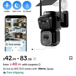 Brand New Solar Security Camera
