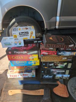 Board games and card games.