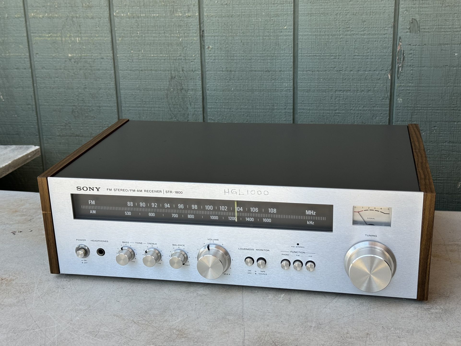 Mint Sony AM FM Stereo Receiver STR-1800 (Professionally Serviced)