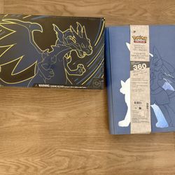 Pokémon TCG Mega Charizard EX Premium Collection + Ultra Pro Lucario Binder – SEALED – BUNDLE ONLY/ NO TRADES!! NO TRADES!! FIRM PRICE!!