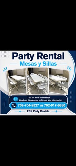 Sillas y mesas