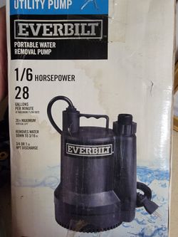 Sumergible water pump