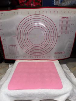 Silicone baking mat & macaron mat $5 for both