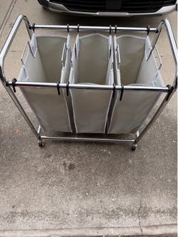 3-Section Laundry Sorter