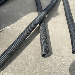 Solid non- perforated corrugated drain pipe