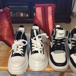 Very beautiful booths size 7- new-sneakers new size 6.5-  these were a lot more just need to sell them 